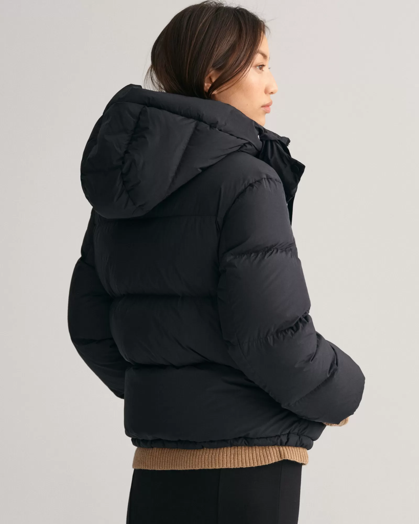 Women GANT Jackets & Coats*Short Down Jacket EBONY BLACK