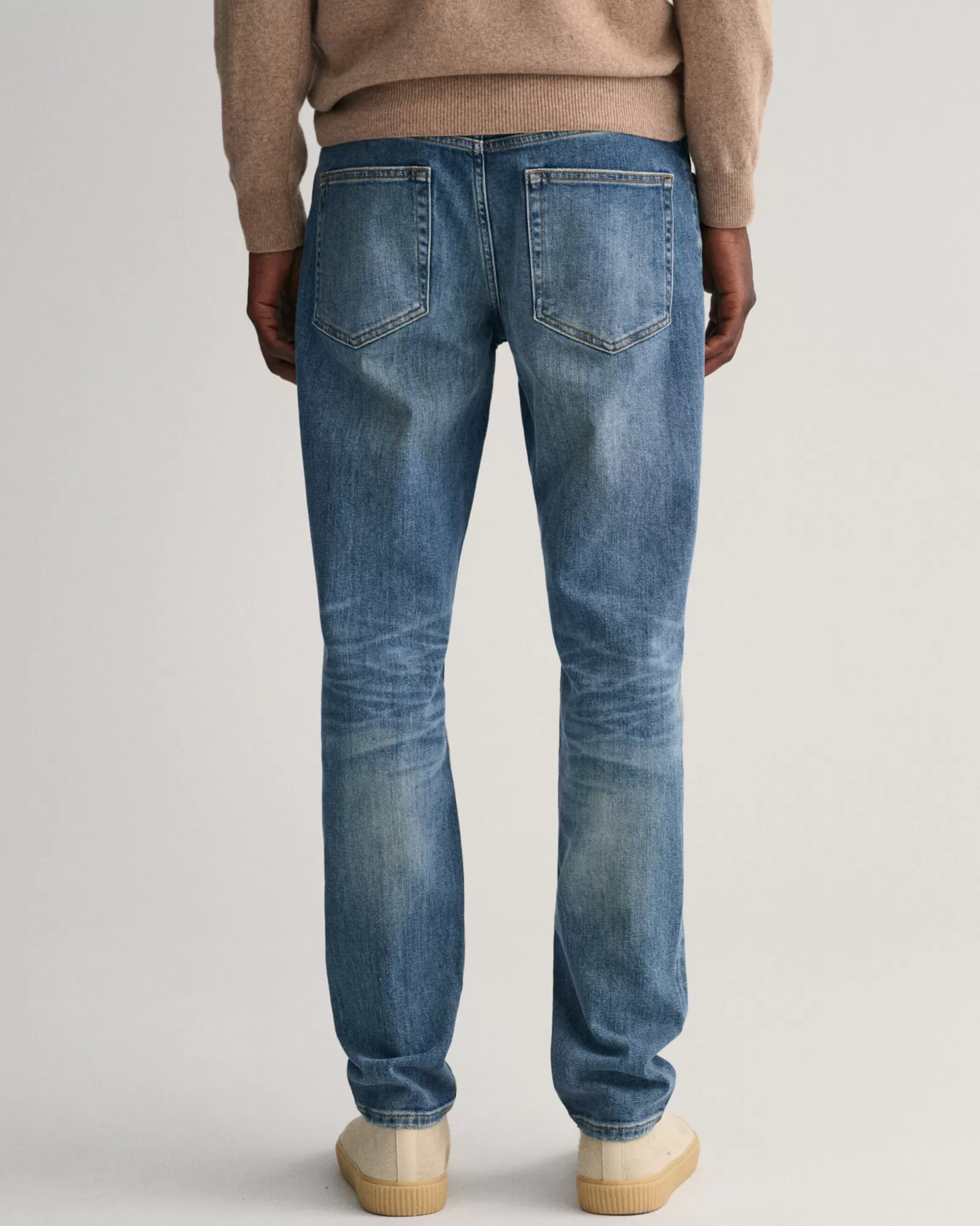 Men GANT Jeans*Slim Fit Archive Wash Jeans SEMI LIGHT BLUE ARCHIVE