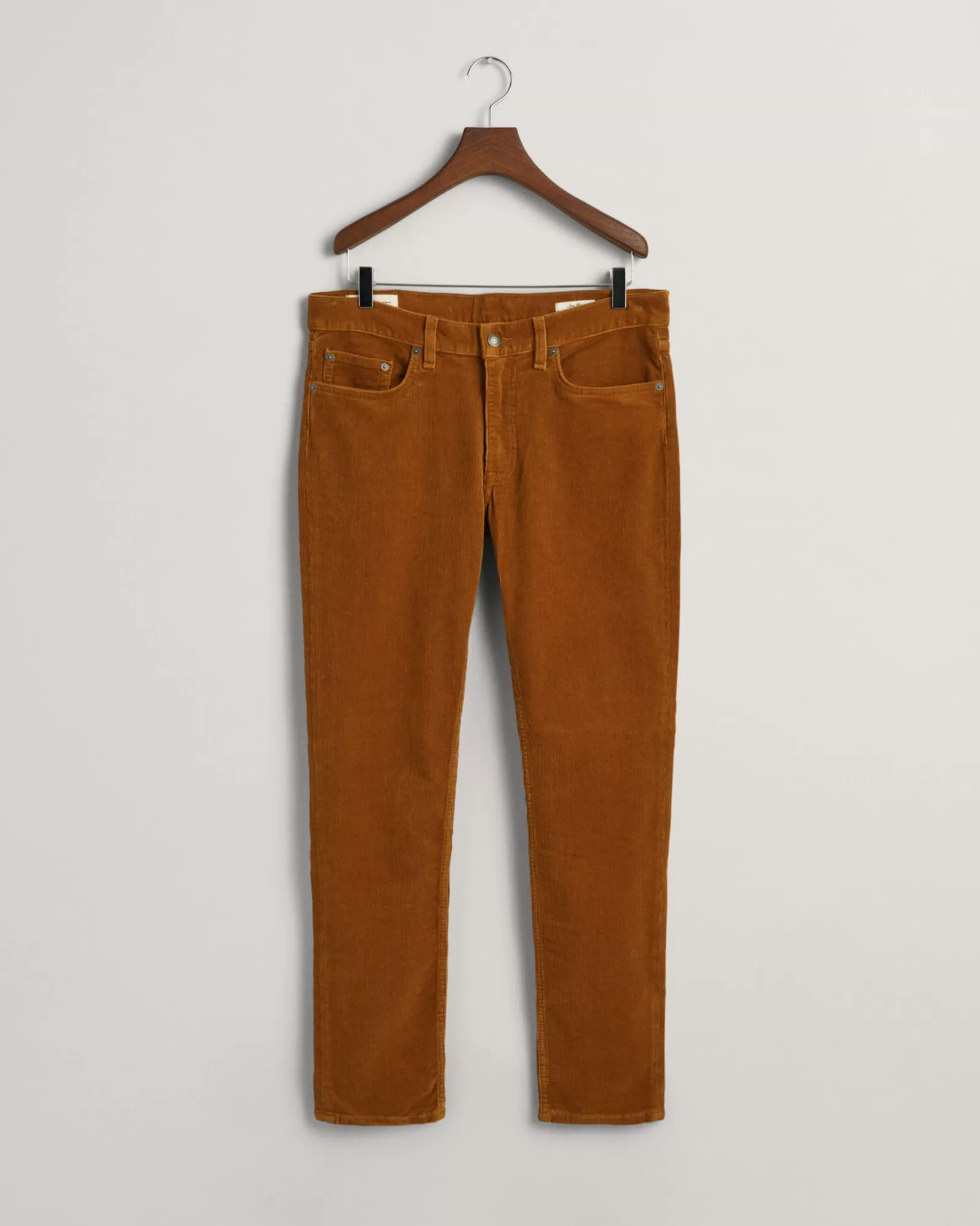 Men GANT Jeans*Slim Fit Corduroy Jeans WOODY BROWN