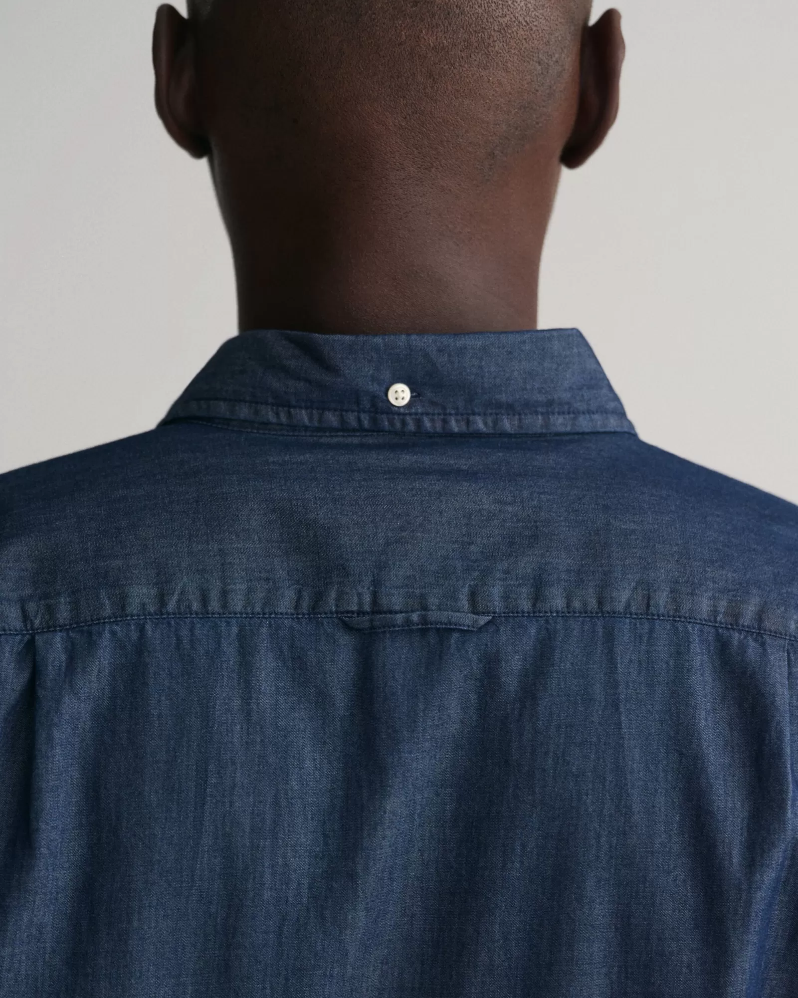 Men GANT Shirts*Slim Fit Indigo Shirt DARK INDIGO