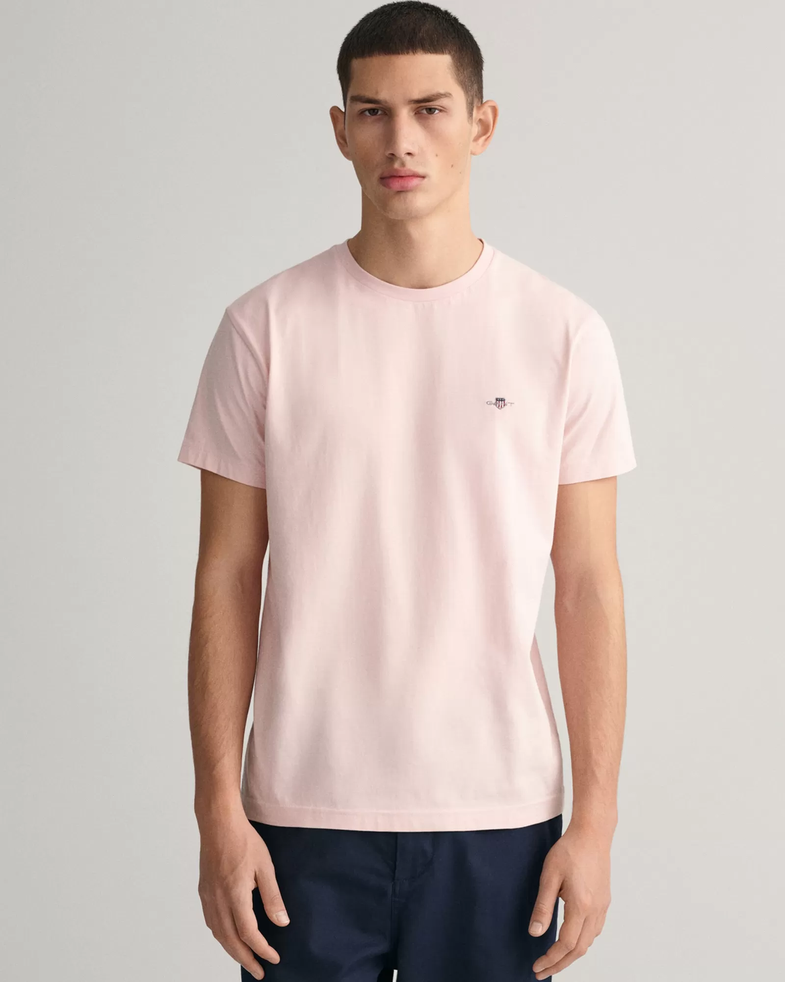 Men GANT T-Shirts*Slim Fit Shield T-Shirt FADED PINK