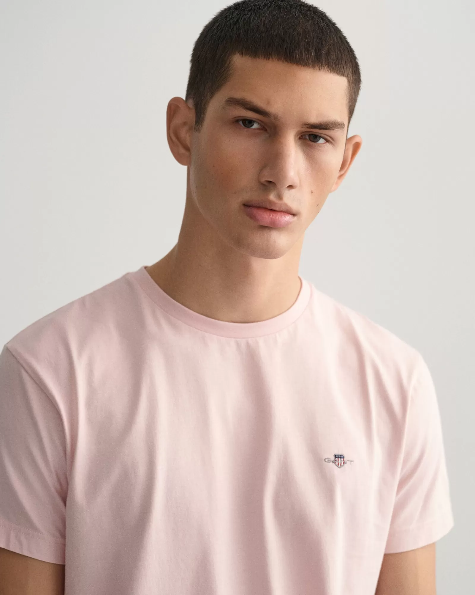 Men GANT T-Shirts*Slim Fit Shield T-Shirt FADED PINK