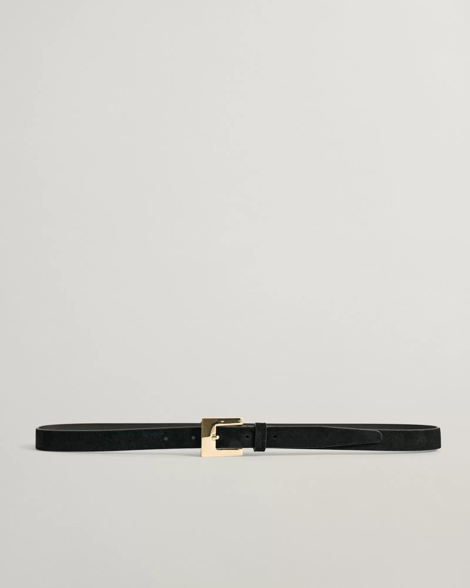 Women GANT Belts*Slim Suede Belt BLACK