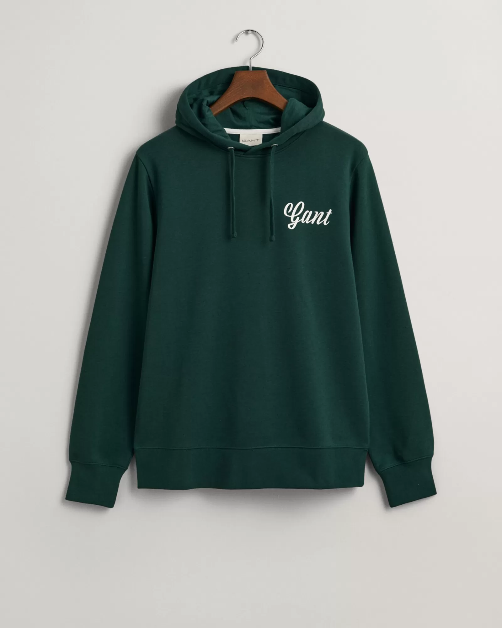 Men GANT Sweatshirts & Hoodies*Small Graphic Hoodie TARTAN GREEN