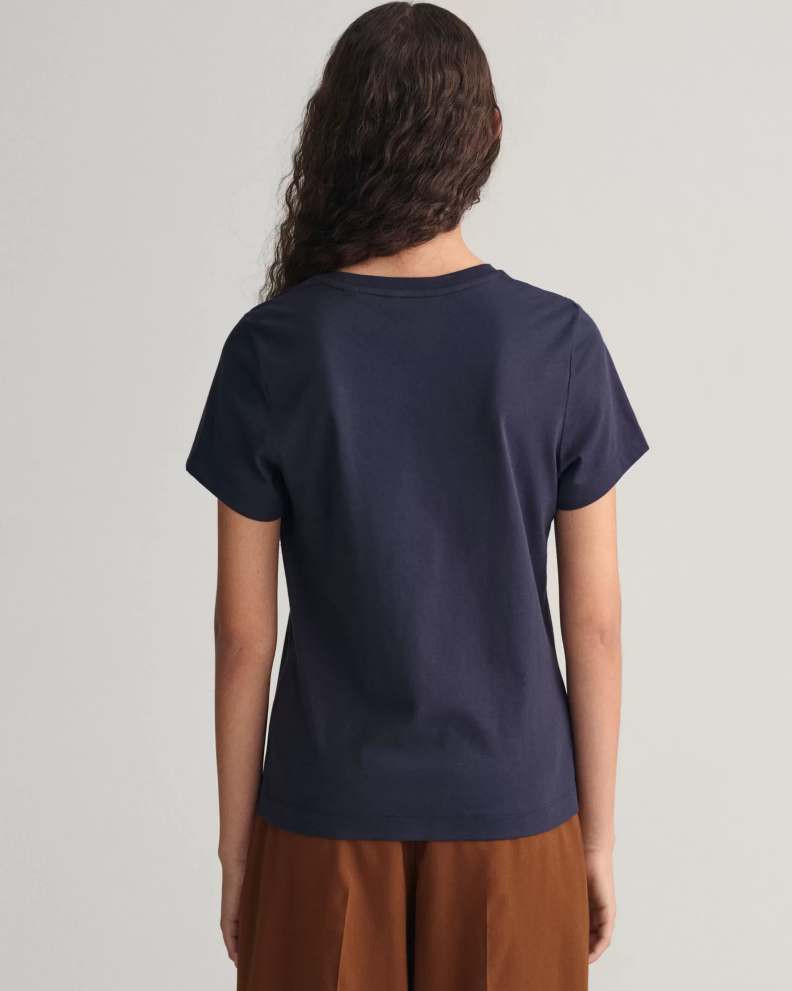 Women GANT T-Shirts & Tops*Small Graphic T-Shirt EVENING BLUE