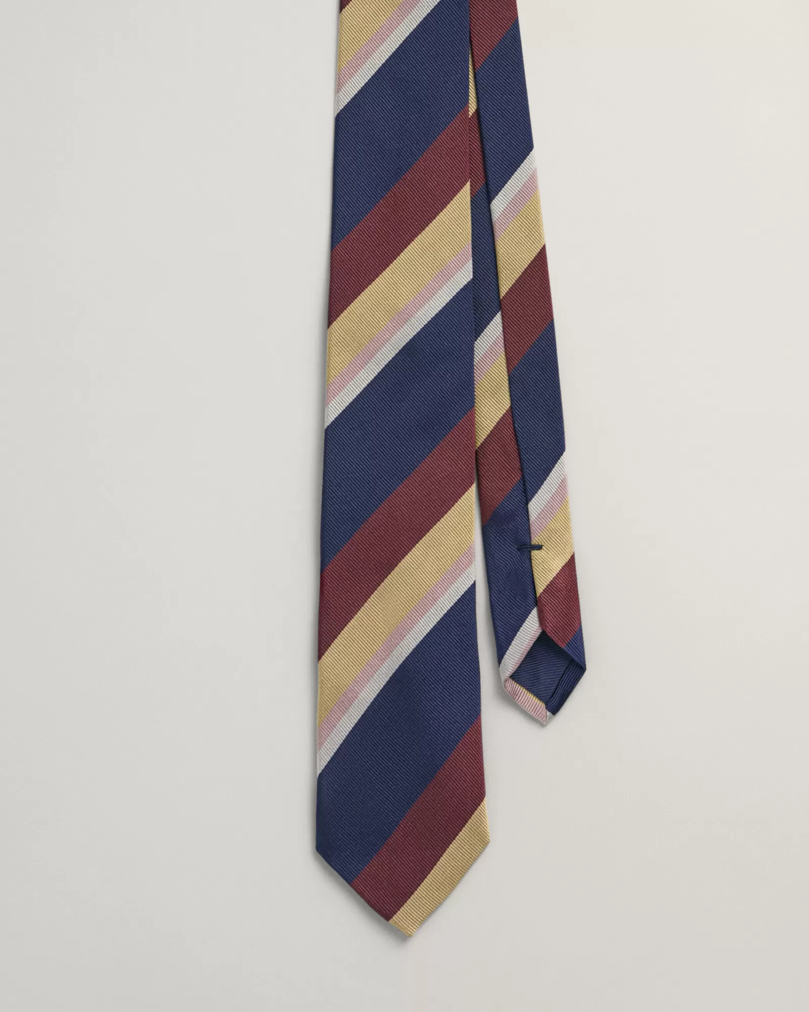 Men GANT Ties*Striped Silk Tie CLASSIC BLUE