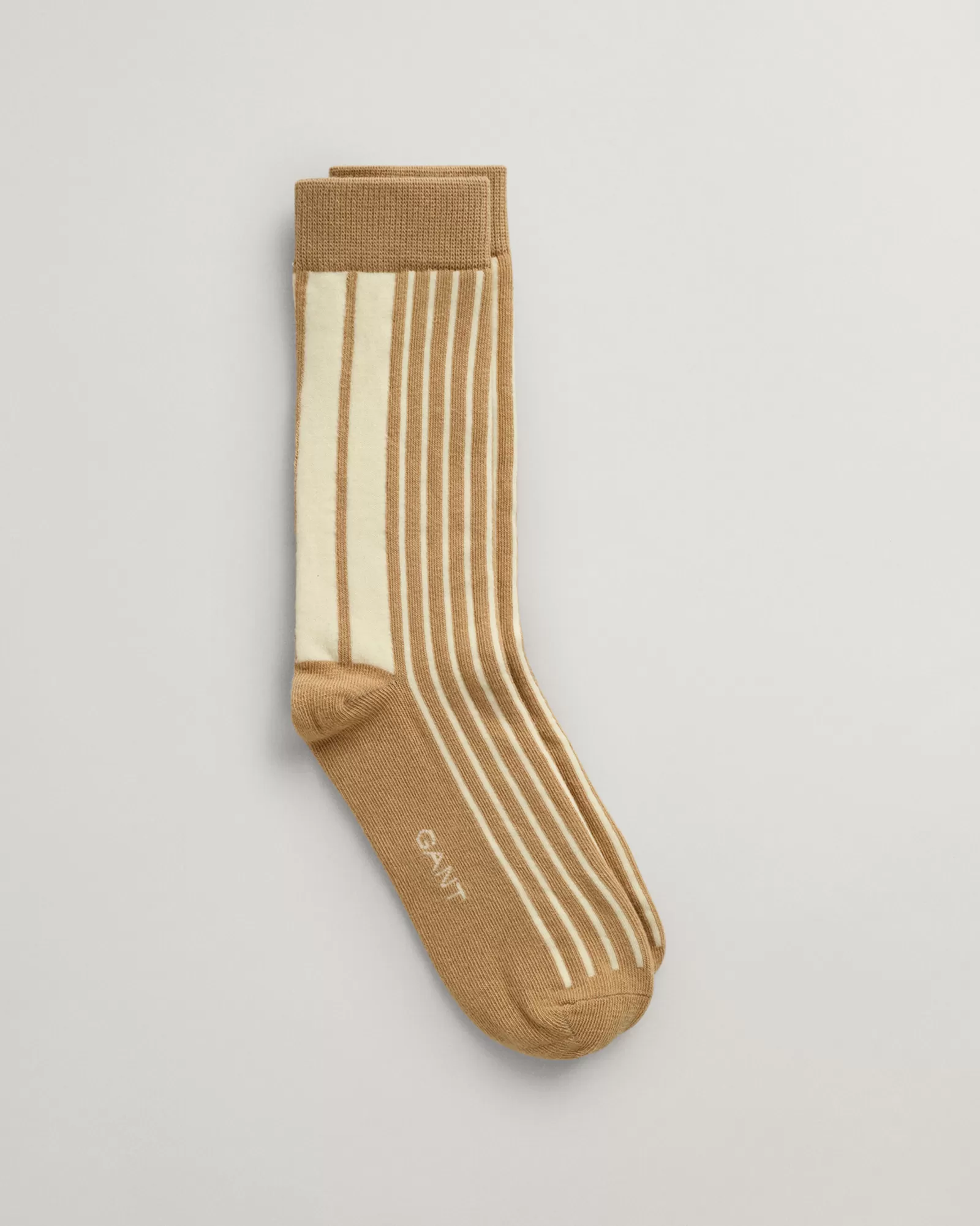 Women GANT Socks*Striped Socks DARK KHAKI