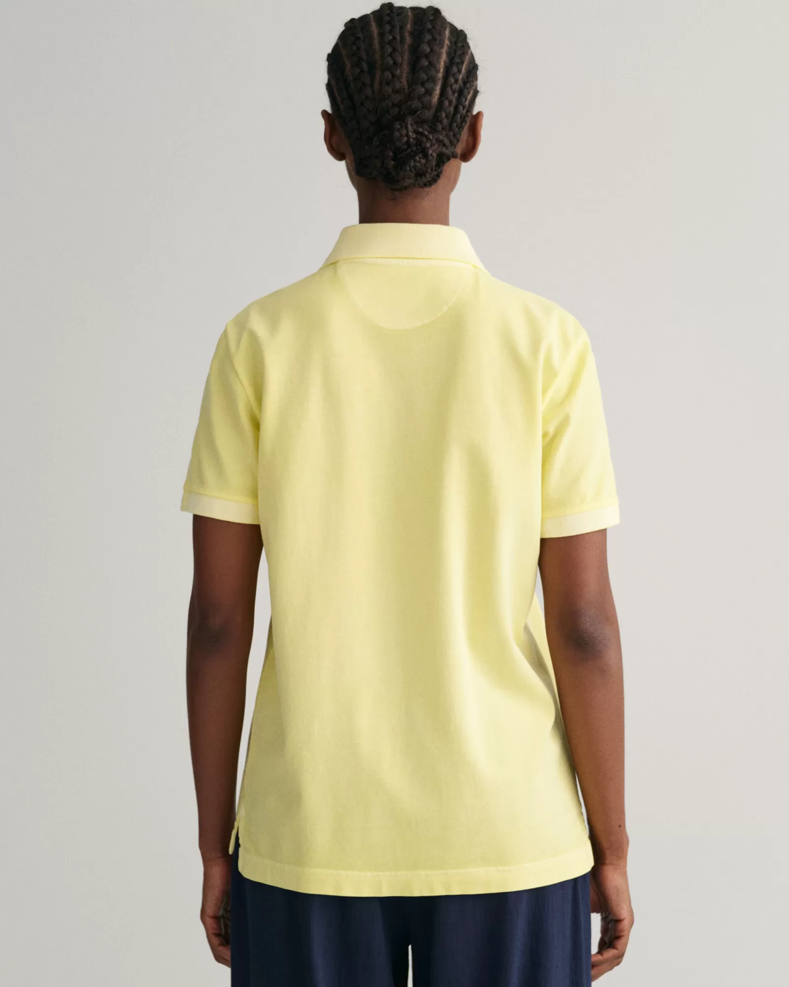 Women GANT Polos & Ruggers*Sunfaded Piqué Polo Shirt LEMONADE YELLOW