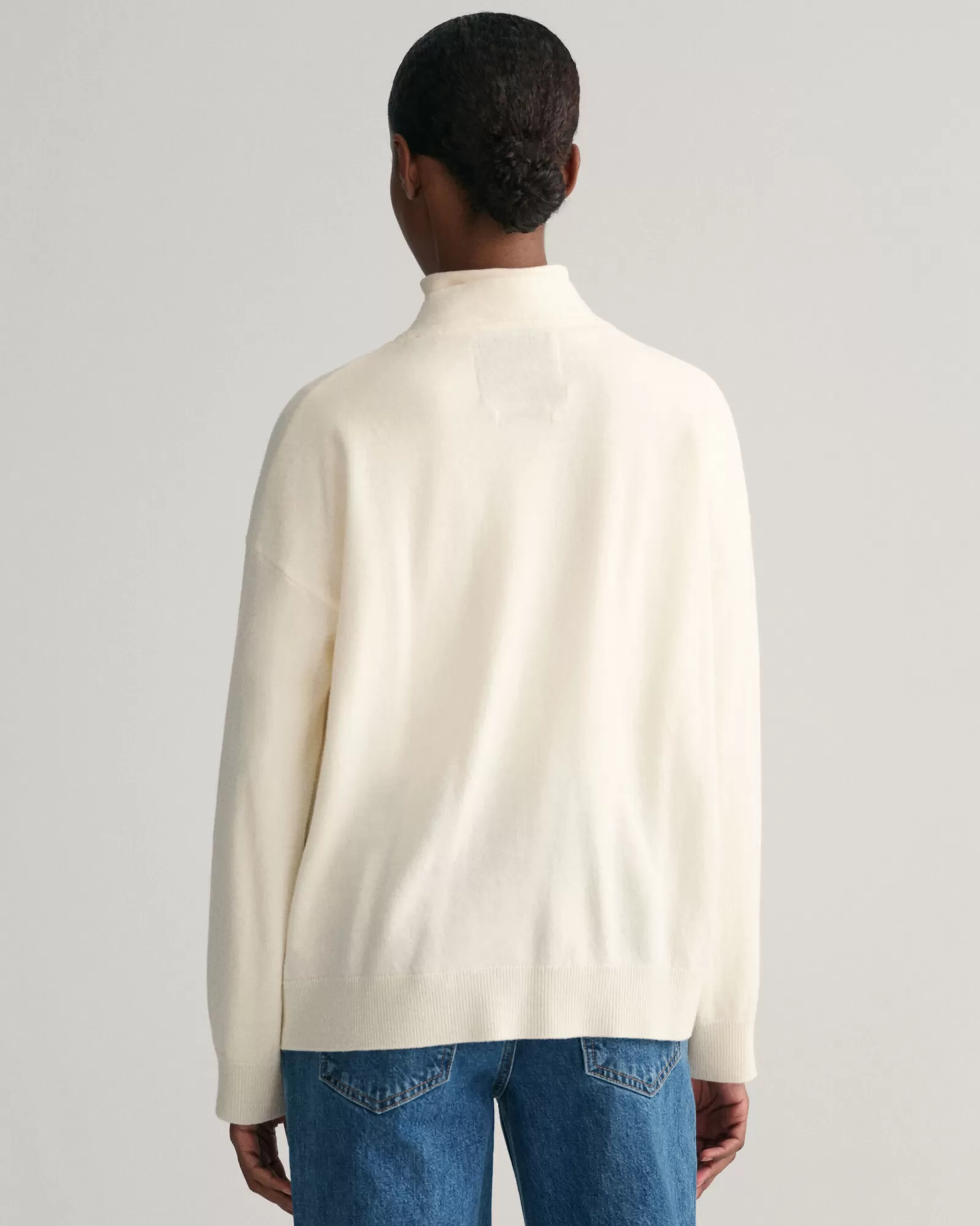 Women GANT Knitwear*Superfine Lambswool Cardigan CREAM