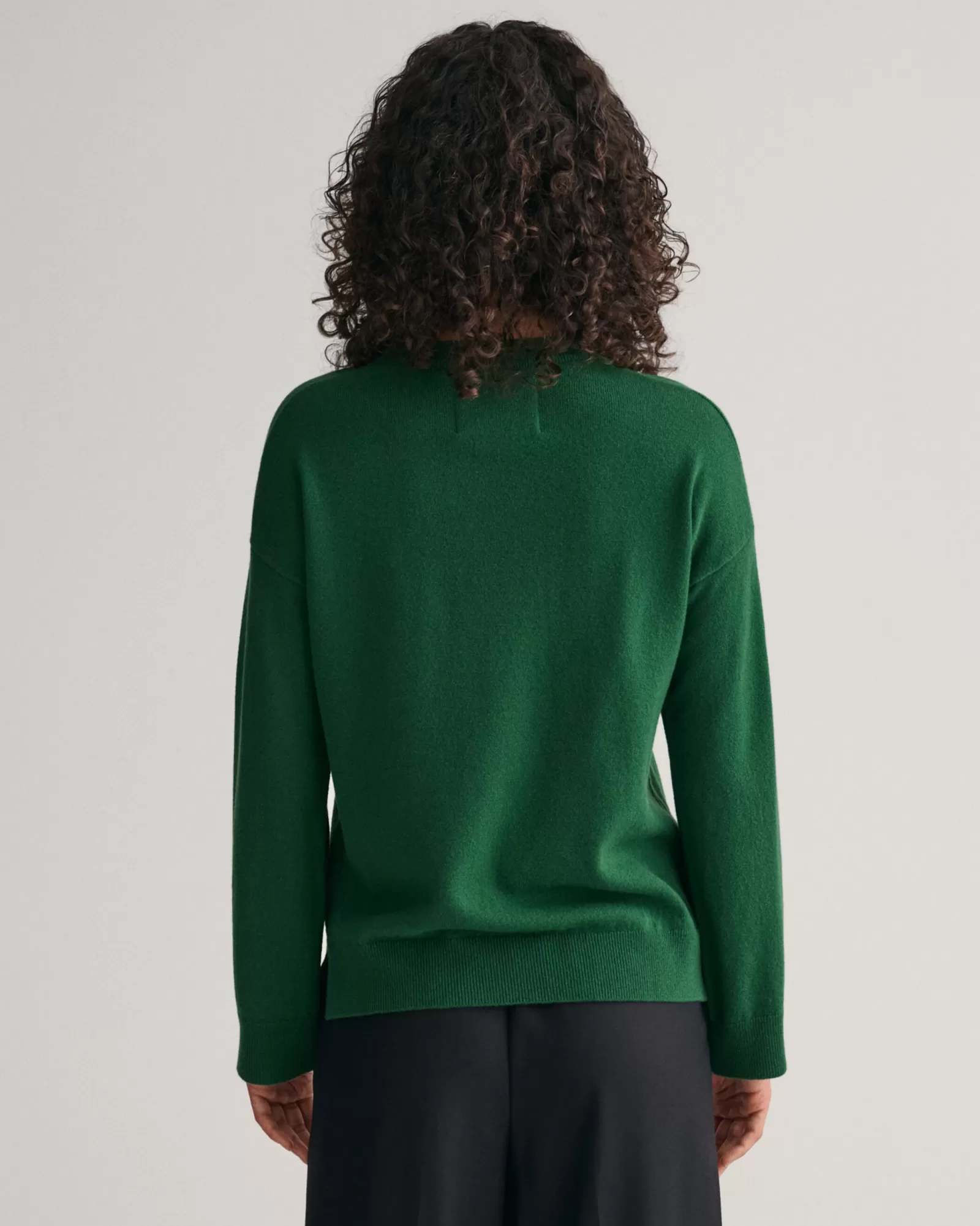 Women GANT Knitwear*Superfine Lambswool Crew Neck Sweater LAVISH GREEN