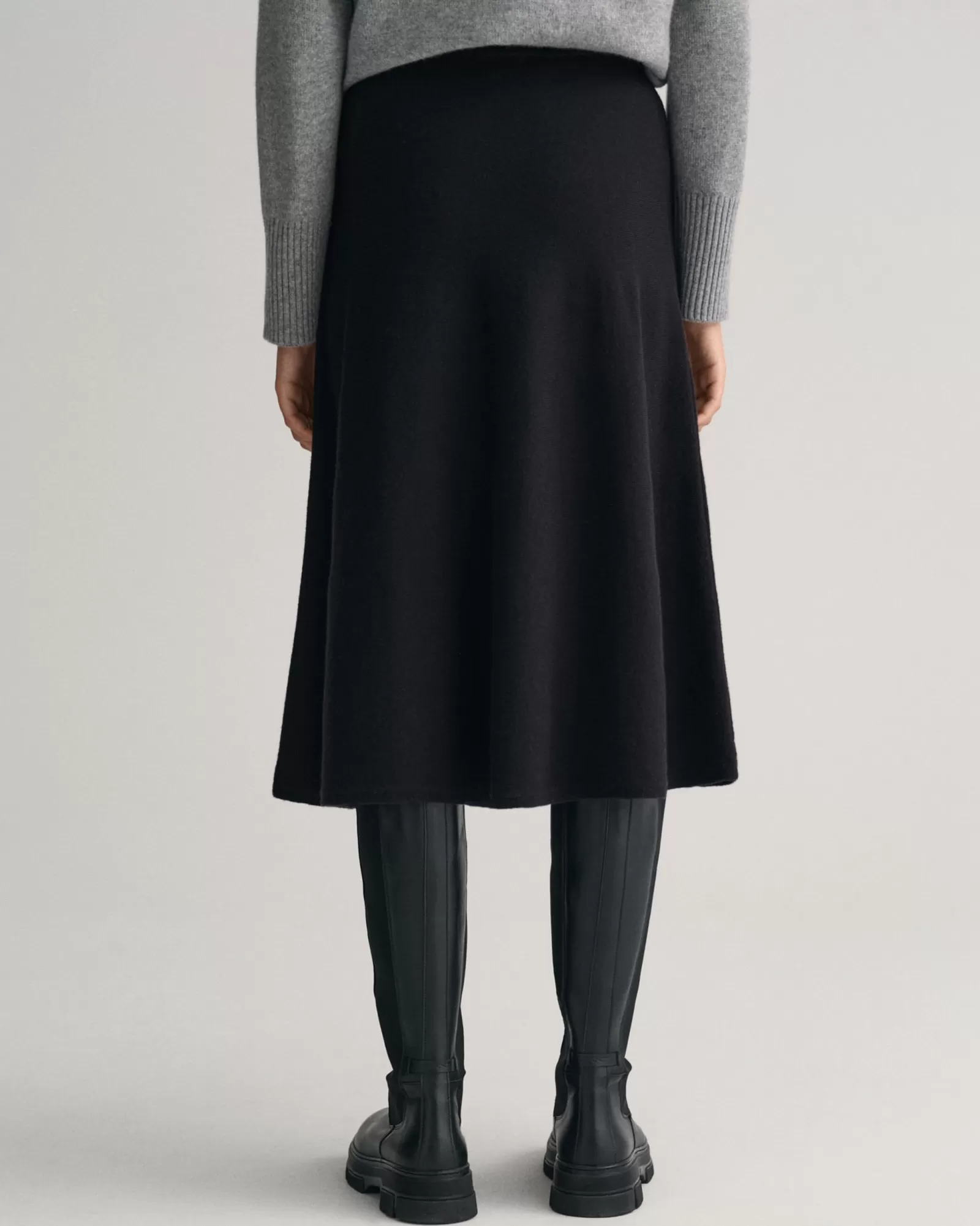 Women GANT Skirts*Superfine Lambswool Skirt BLACK