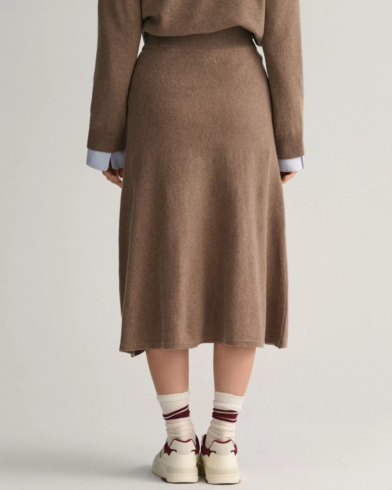 Women GANT Skirts*Superfine Lambswool Skirt MOLE BROWN