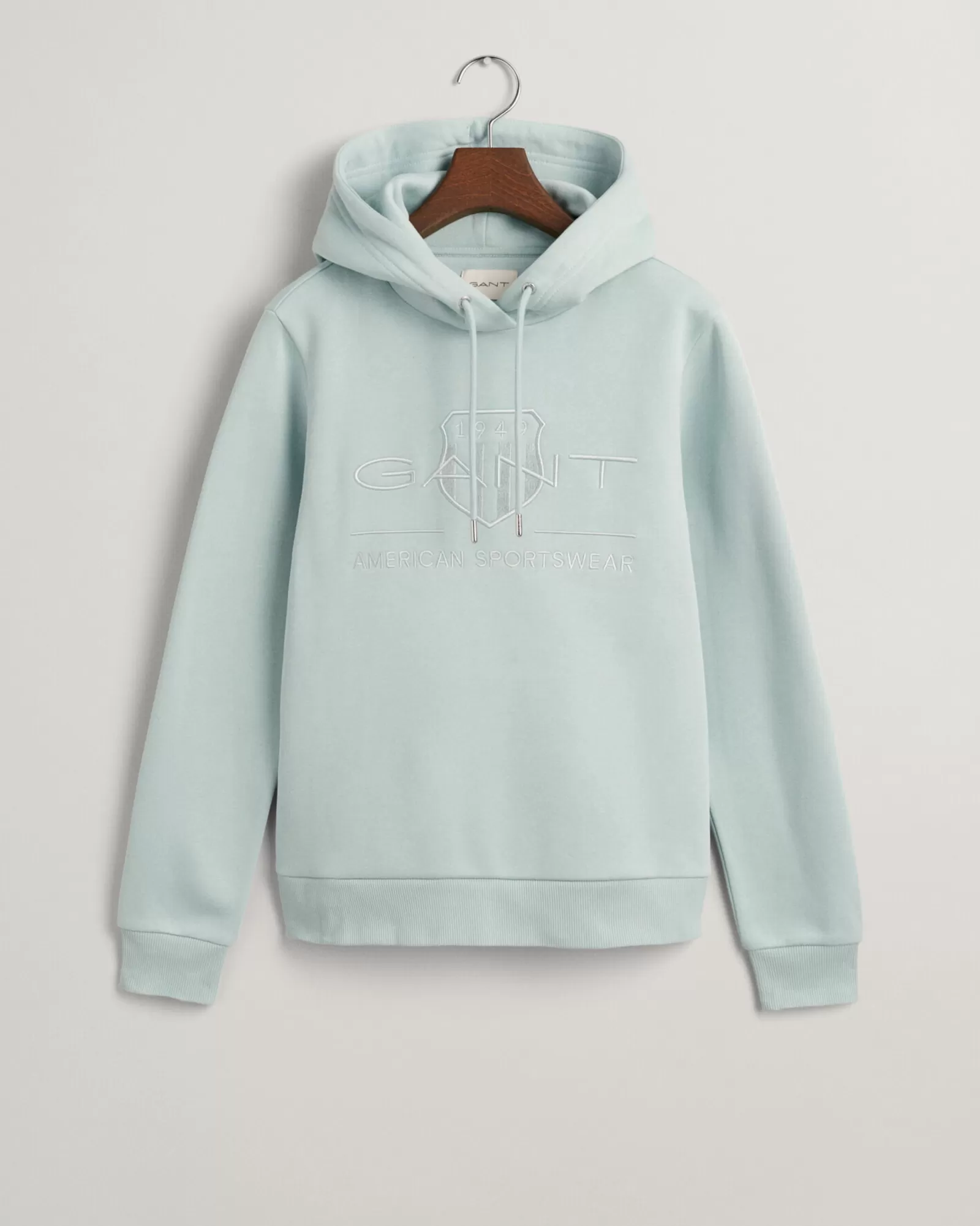 Women GANT Sweatshirts & Hoodies*Tonal Archive Shield Hoodie DUSTY TURQUOISE