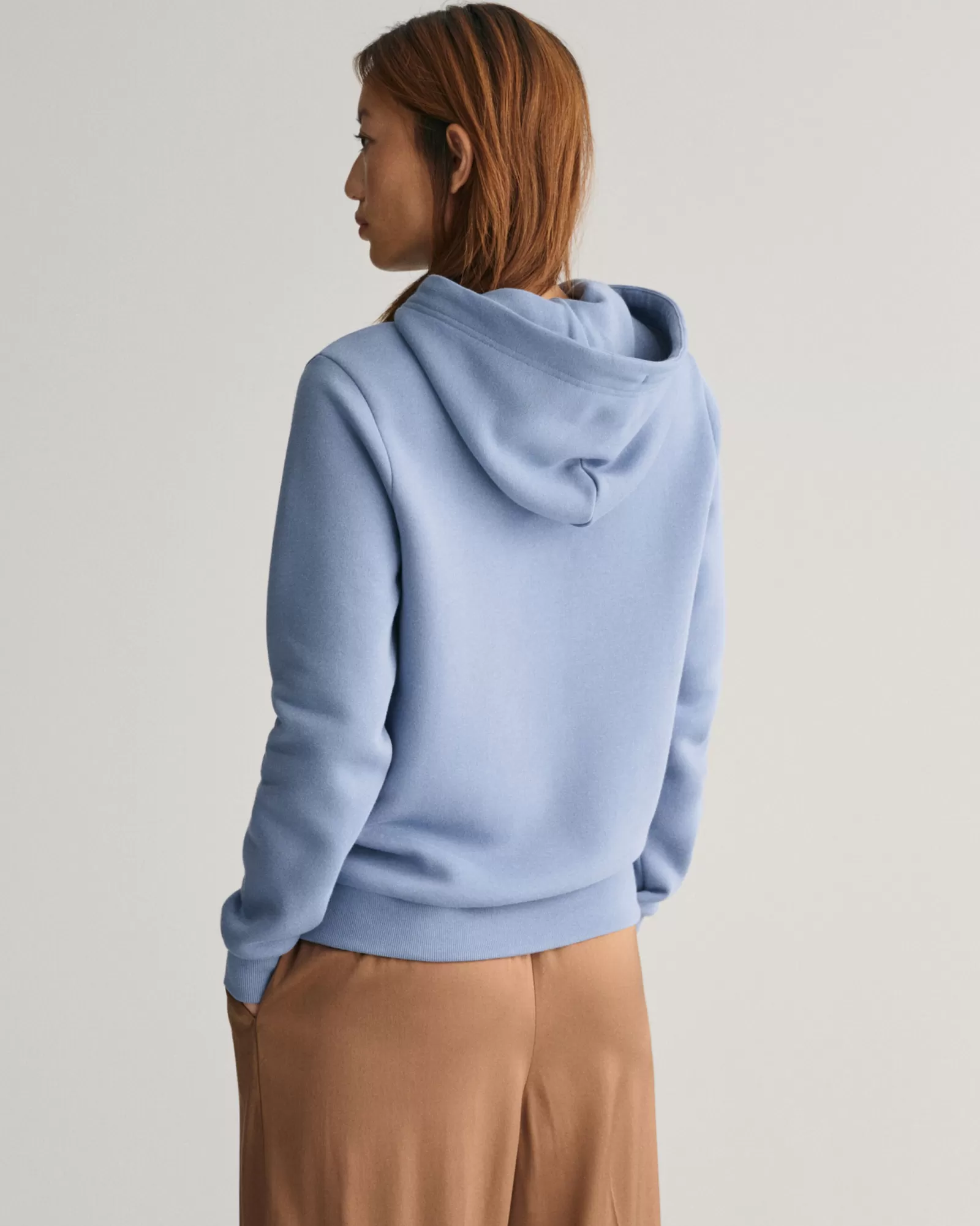 Women GANT Sweatshirts & Hoodies*Tonal Archive Shield Hoodie CRYSTAL BLUE