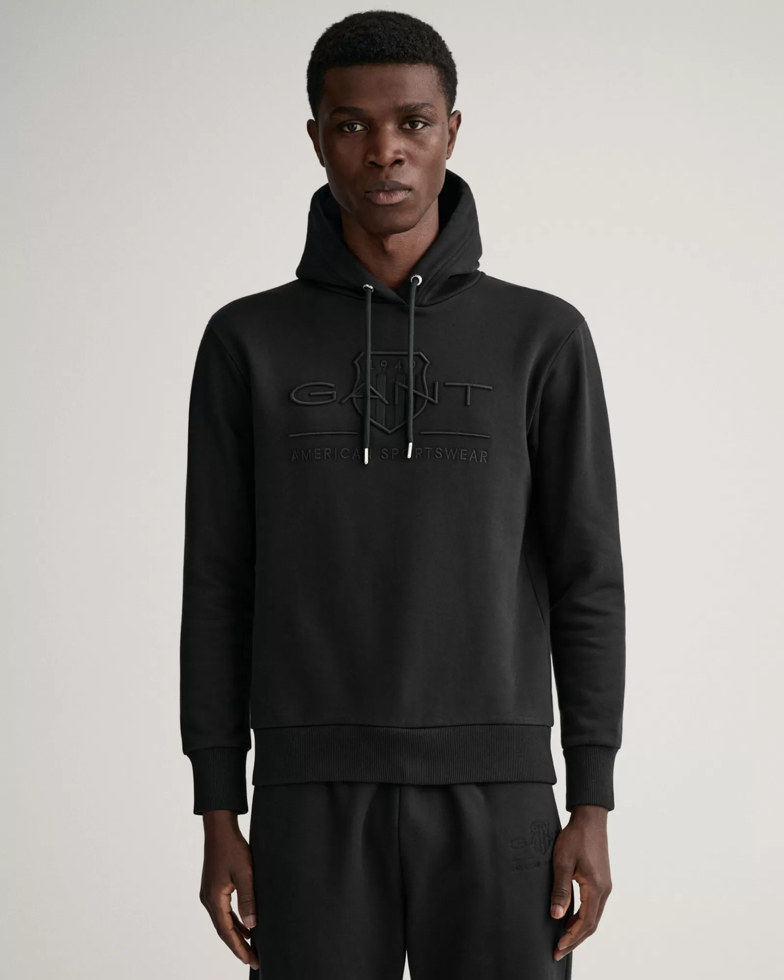 Men GANT Sweatshirts & Hoodies*Tonal Archive Shield Hoodie BLACK