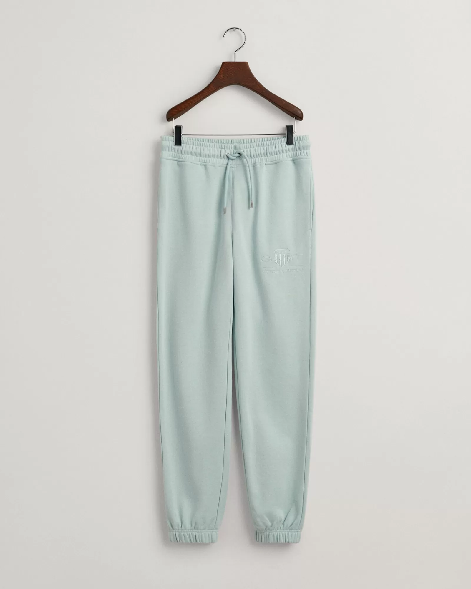 Women GANT Pants*Tonal Archive Shield Sweatpants DUSTY TURQUOISE