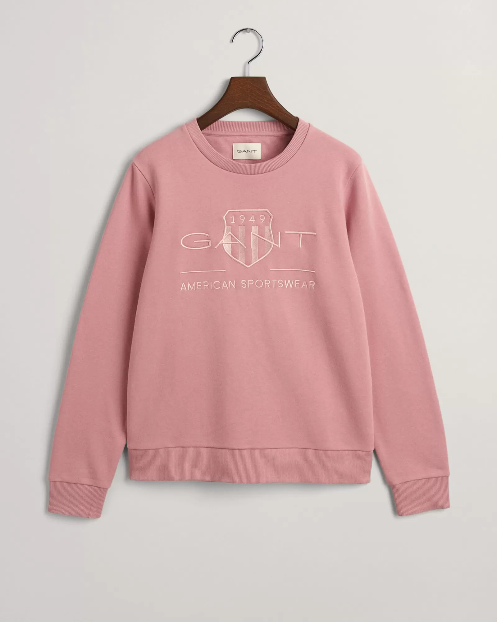 Women GANT Sweatshirts & Hoodies*Tonal Archive Shield Sweatshirt FADED PINK MELANGE