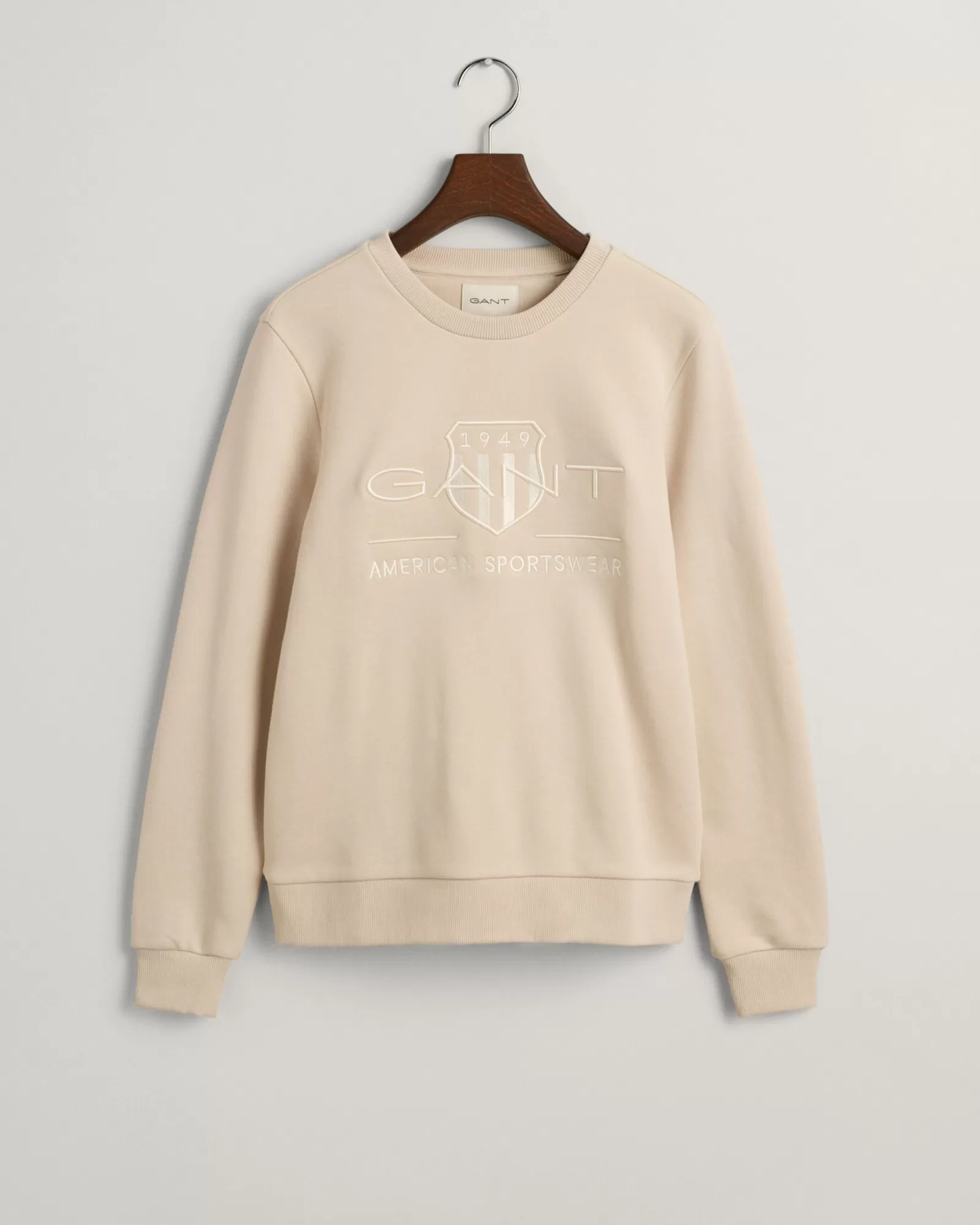 Women GANT Sweatshirts & Hoodies*Tonal Archive Shield Sweatshirt SOFT OAT