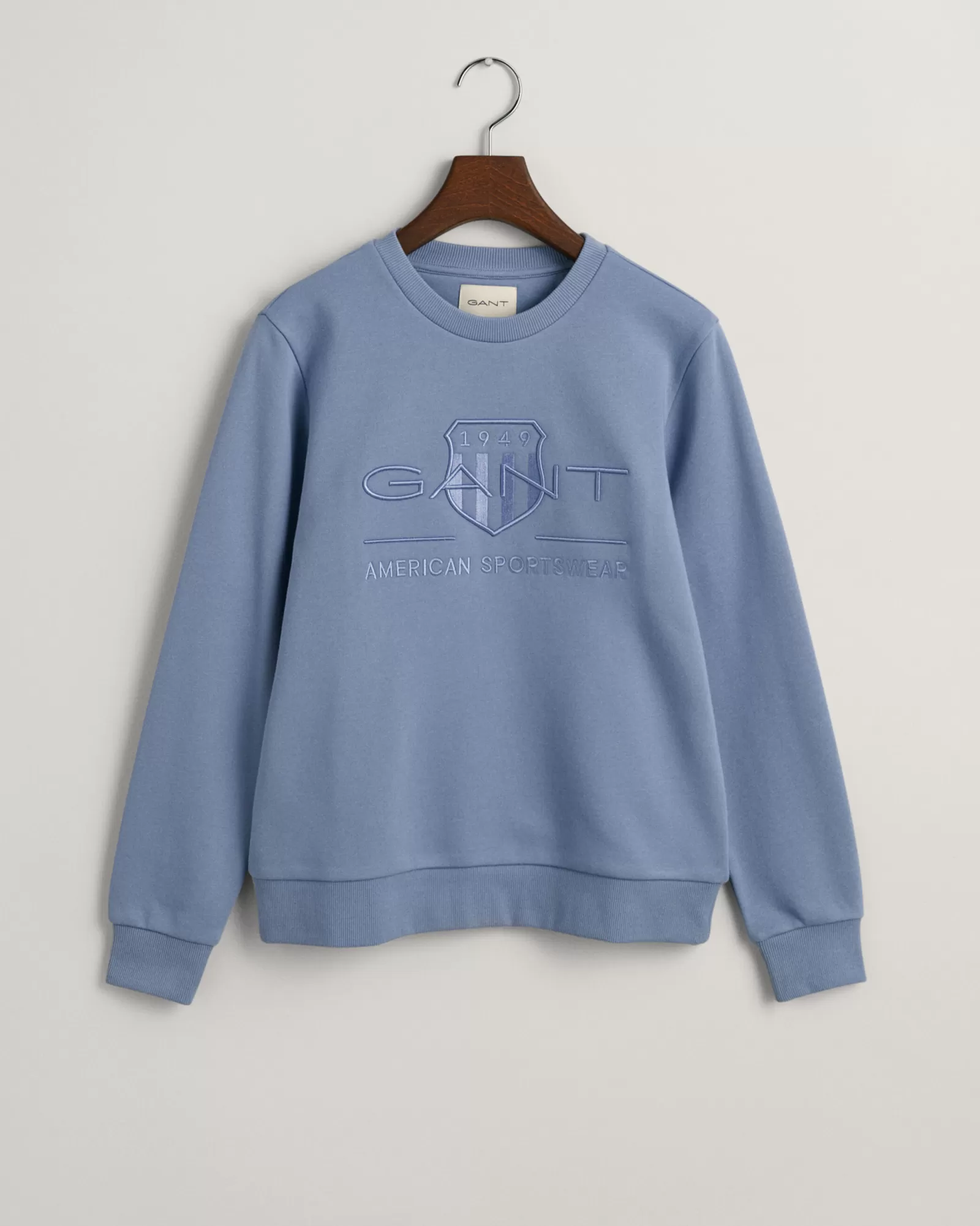 Women GANT Sweatshirts & Hoodies*Tonal Archive Shield Sweatshirt CRYSTAL BLUE