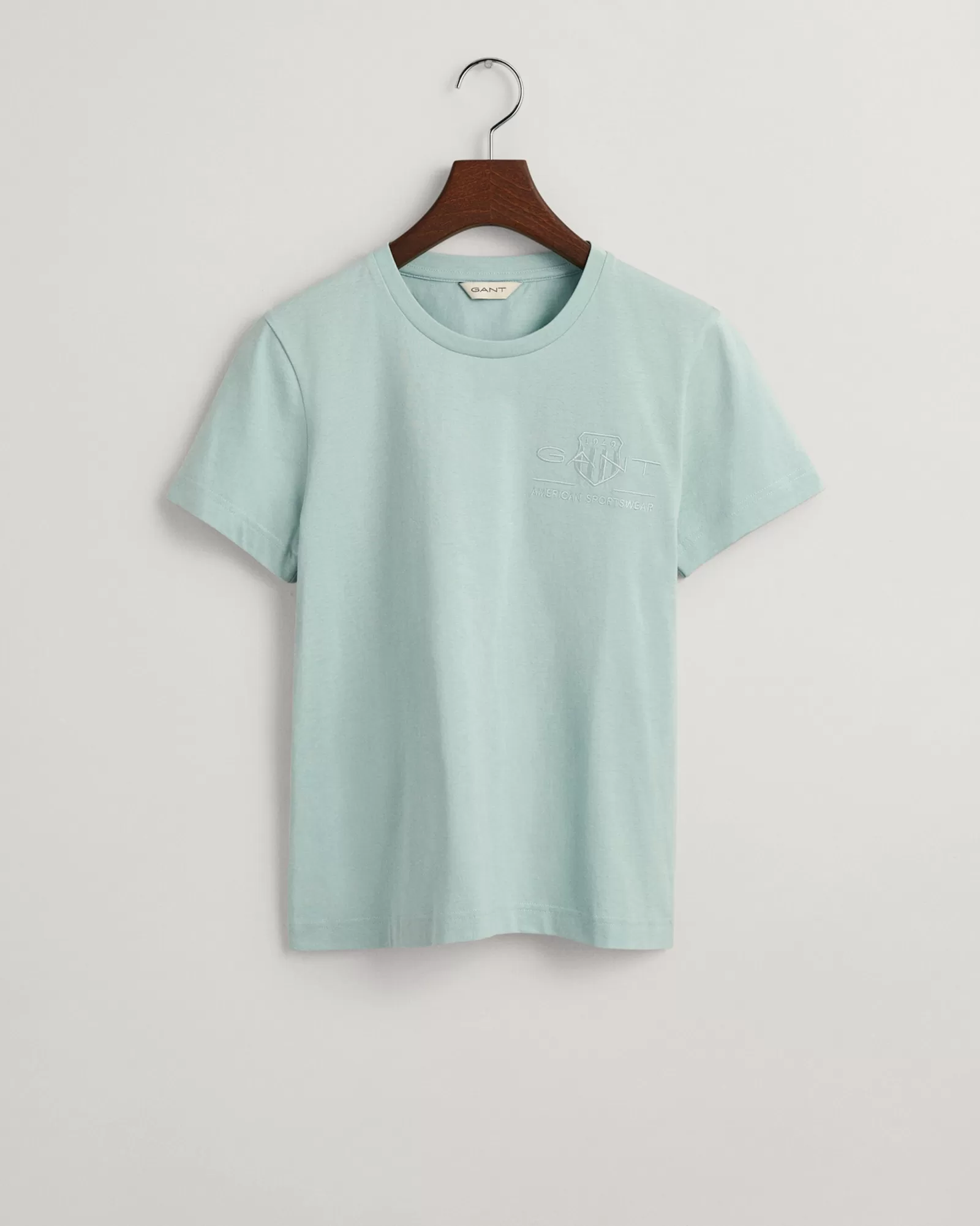 Women GANT T-Shirts & Tops*Tonal Archive Shield T-Shirt DUSTY TURQUOISE