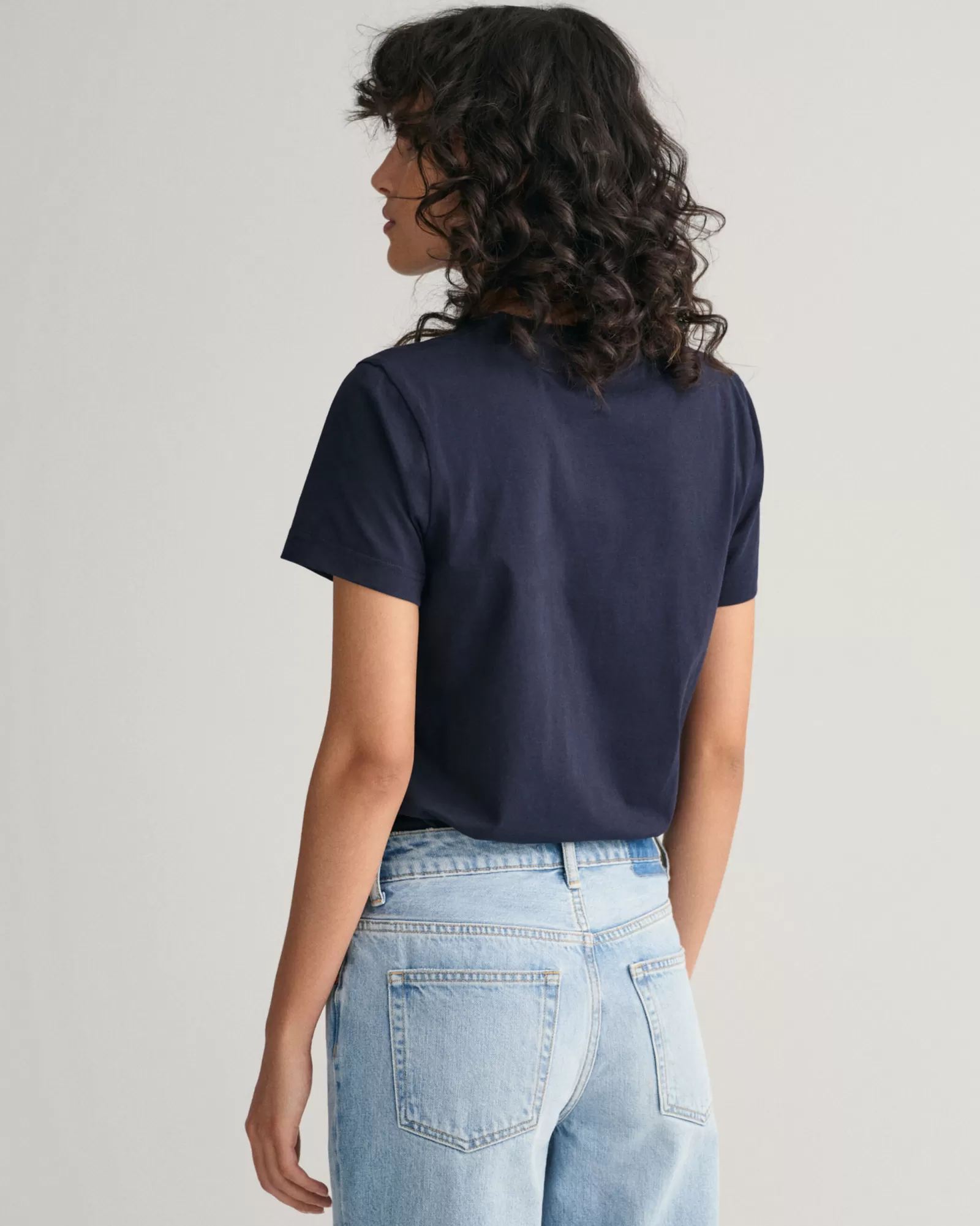 Women GANT T-Shirts & Tops*Tonal Archive Shield T-Shirt EVENING BLUE