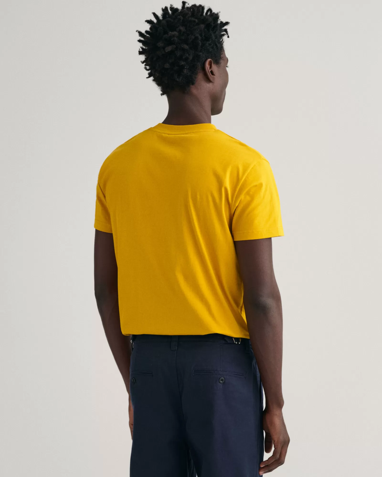 Men GANT T-Shirts*Tonal Archive Shield T-Shirt DARK MUSTARD YELLOW