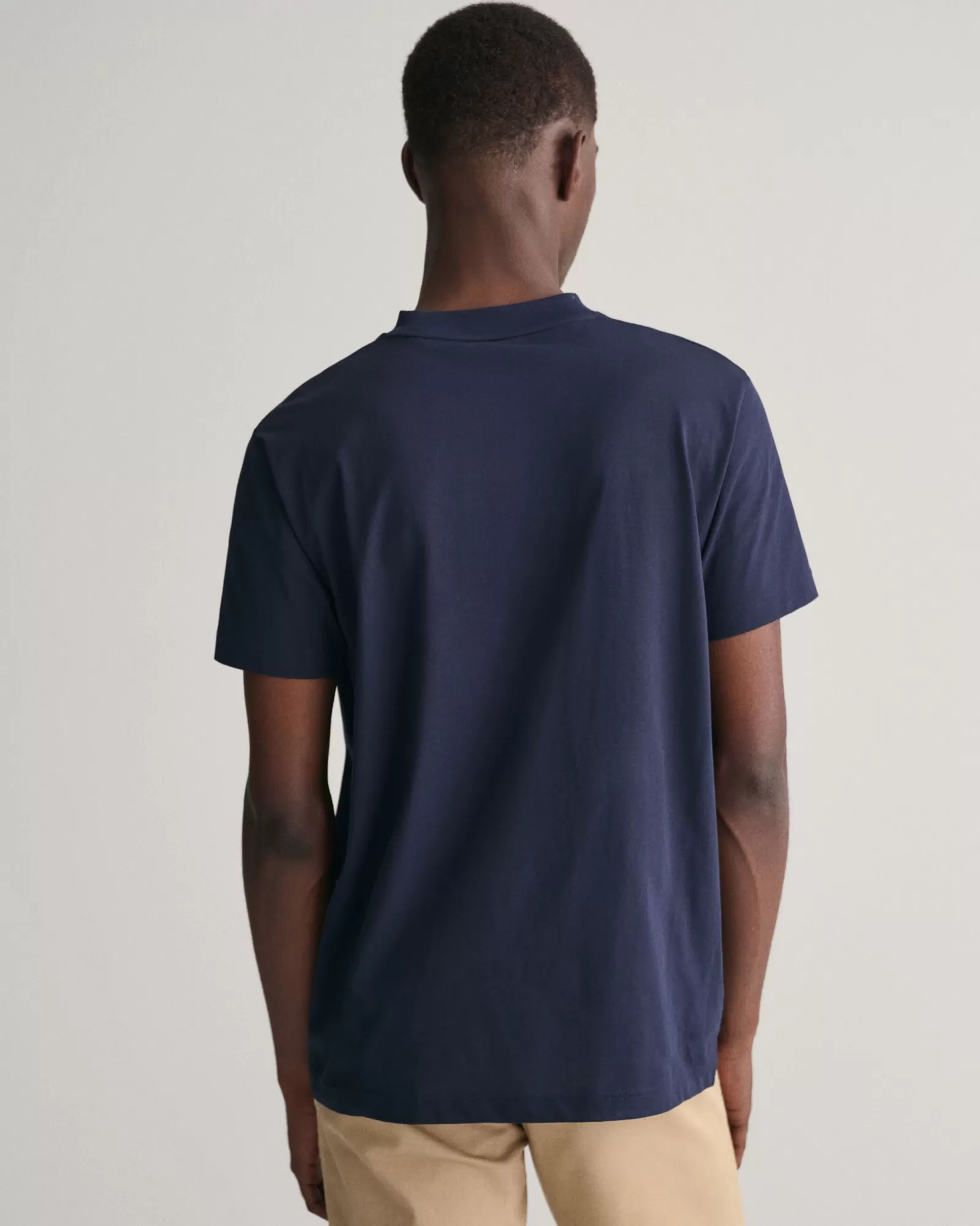 Men GANT T-Shirts*Tonal Archive Shield T-Shirt EVENING BLUE