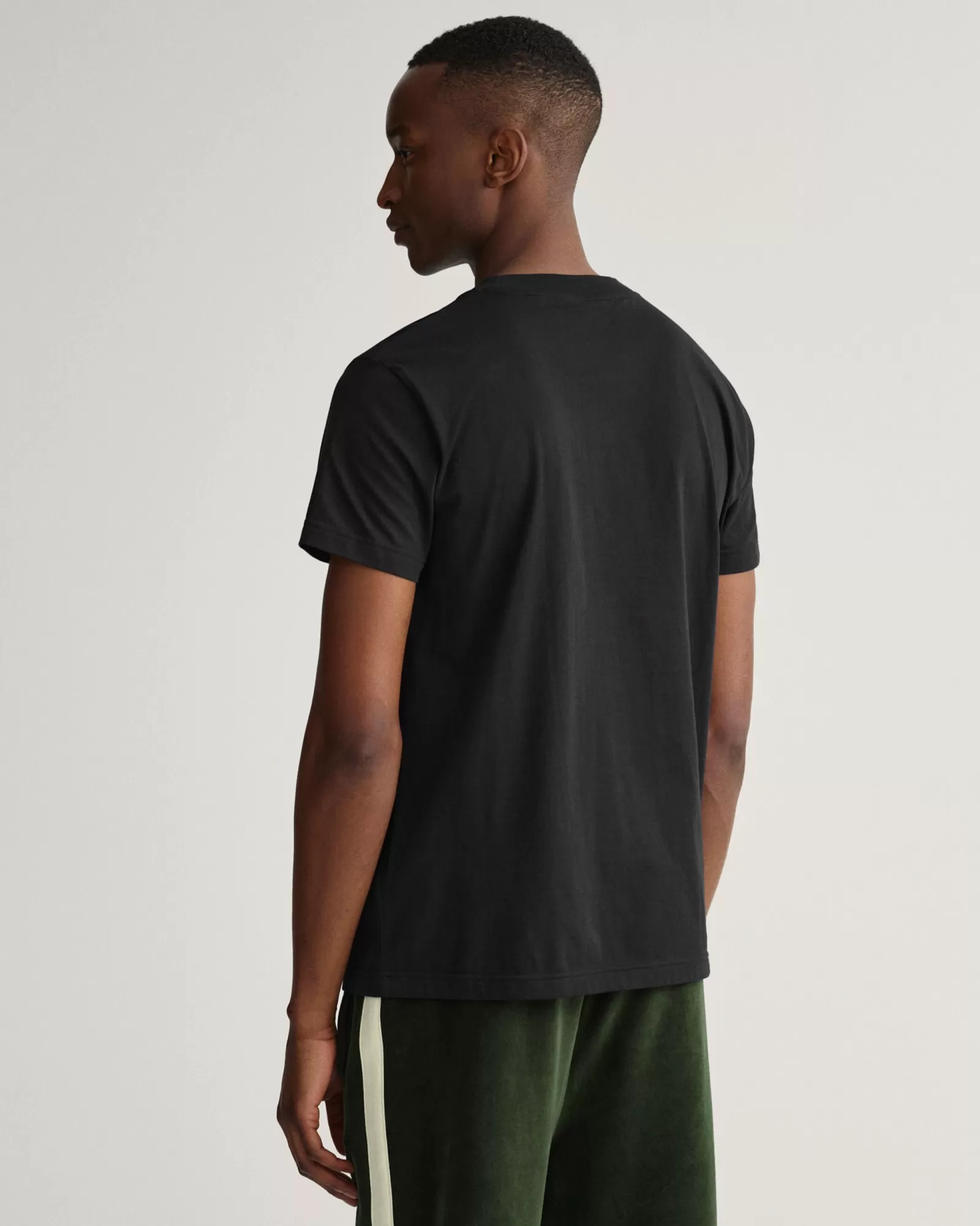 Men GANT T-Shirts*Tonal Archive Shield T-Shirt BLACK