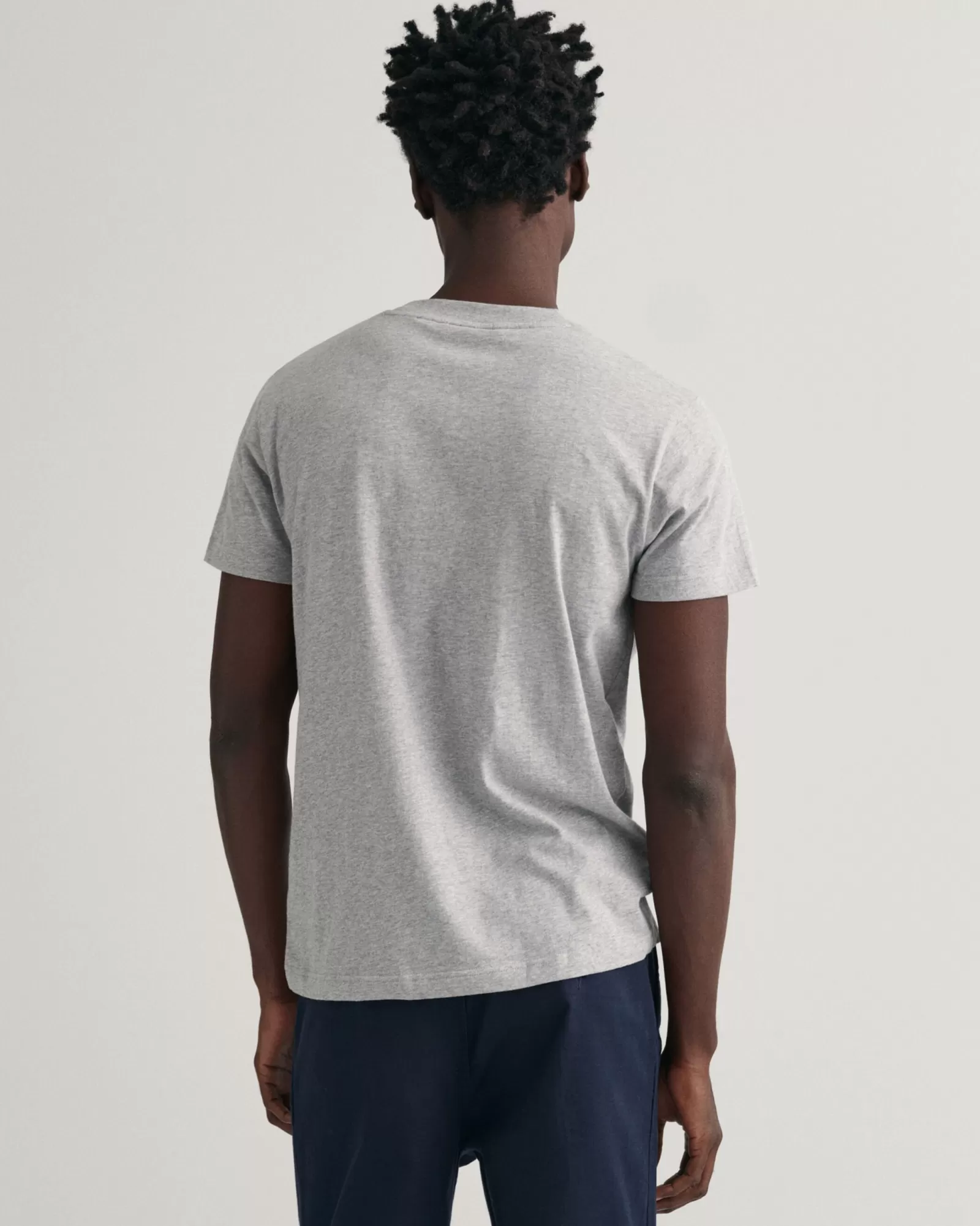 Men GANT T-Shirts*Tonal Archive Shield T-Shirt GREY MELANGE