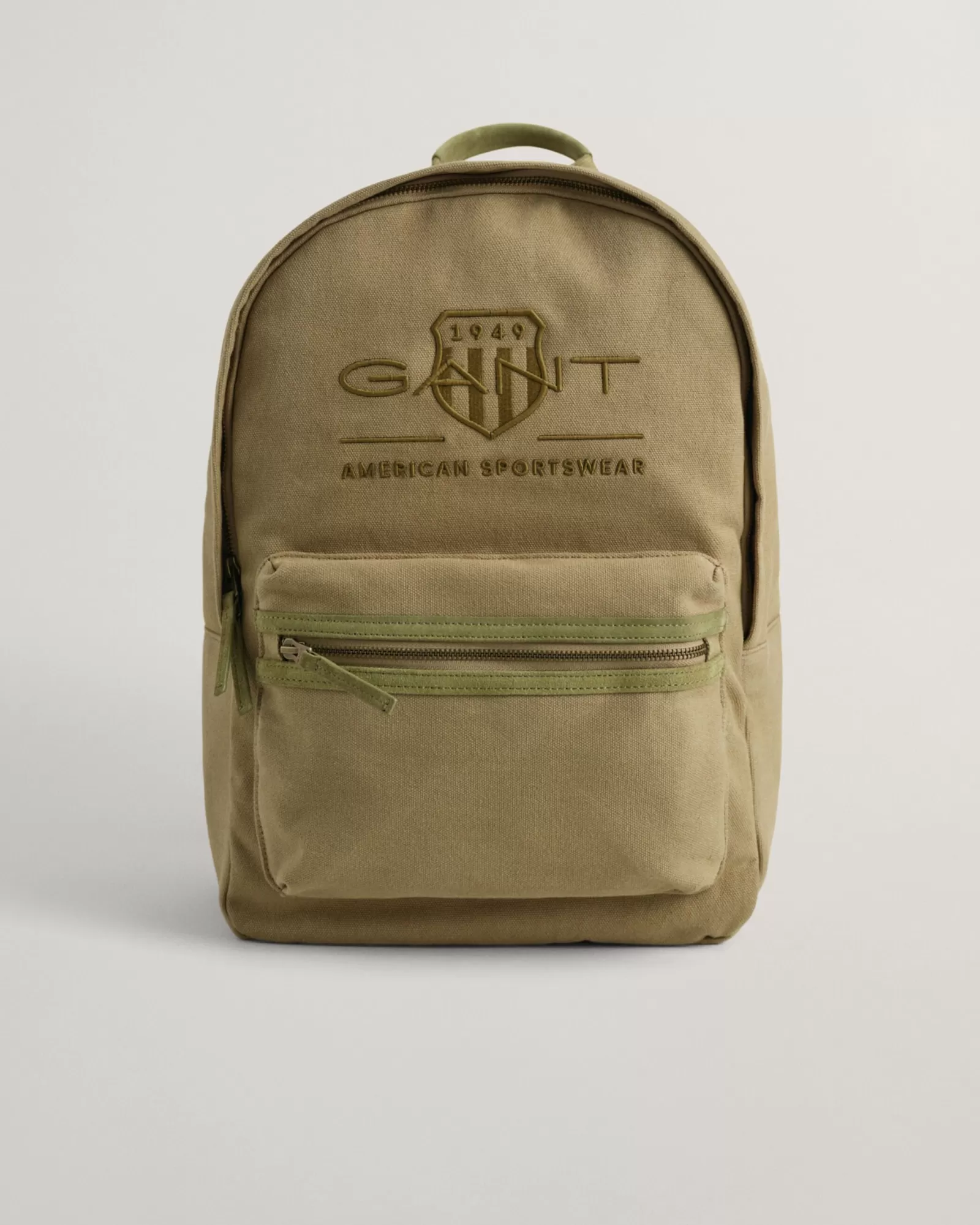 Men GANT Bags*Tonal Shield Backpack WARM SURPLUS GREEN