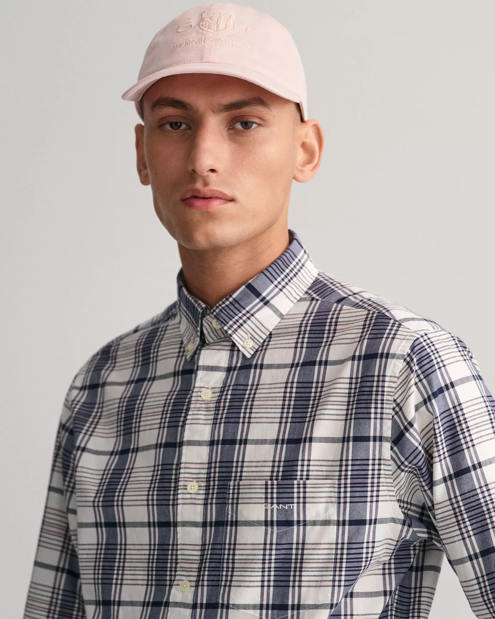 Men GANT Caps*Tonal Shield Cap FADED PINK