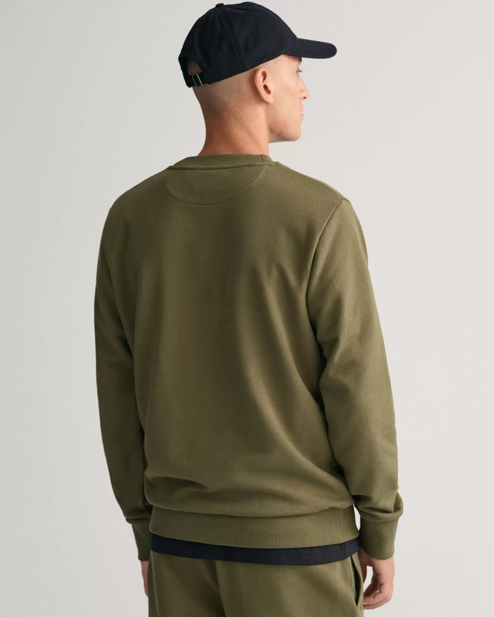 Men GANT Sweatshirts & Hoodies*Tonal Shield Crew Neck Sweatshirt RACING GREEN