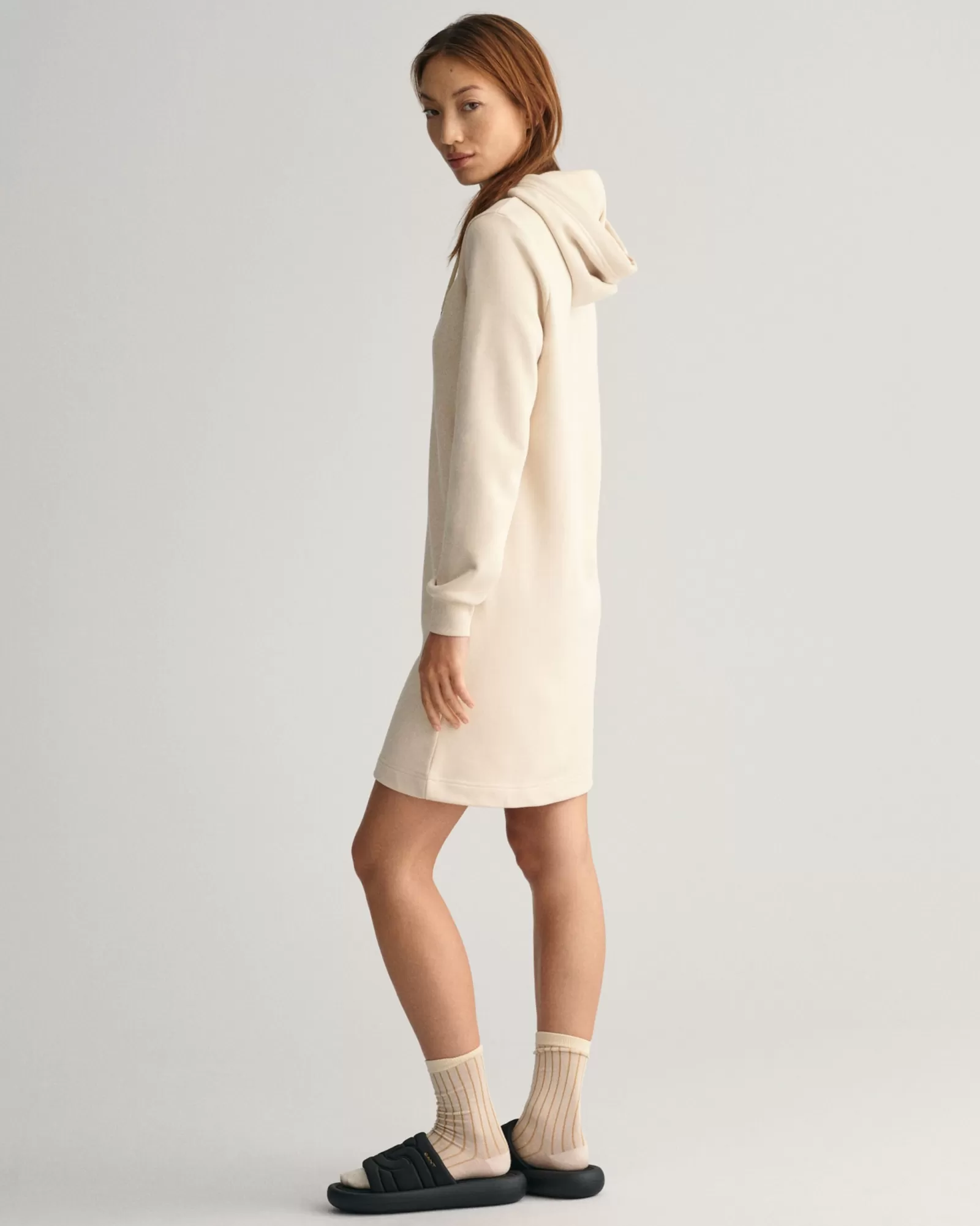 Women GANT Dresses*Tonal Shield Dress SOFT OAT