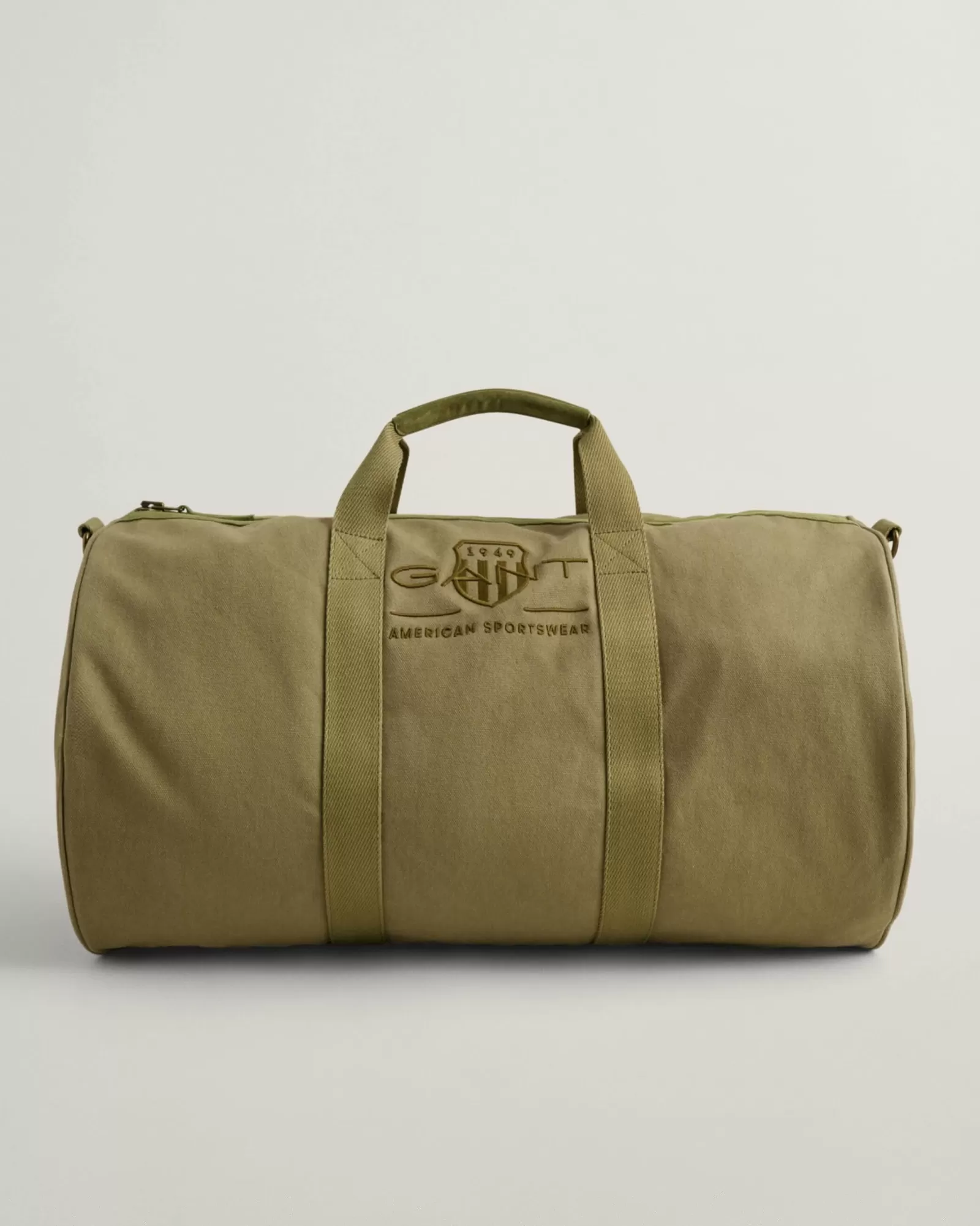 Men GANT Bags*Tonal Shield Duffel Bag WARM SURPLUS GREEN