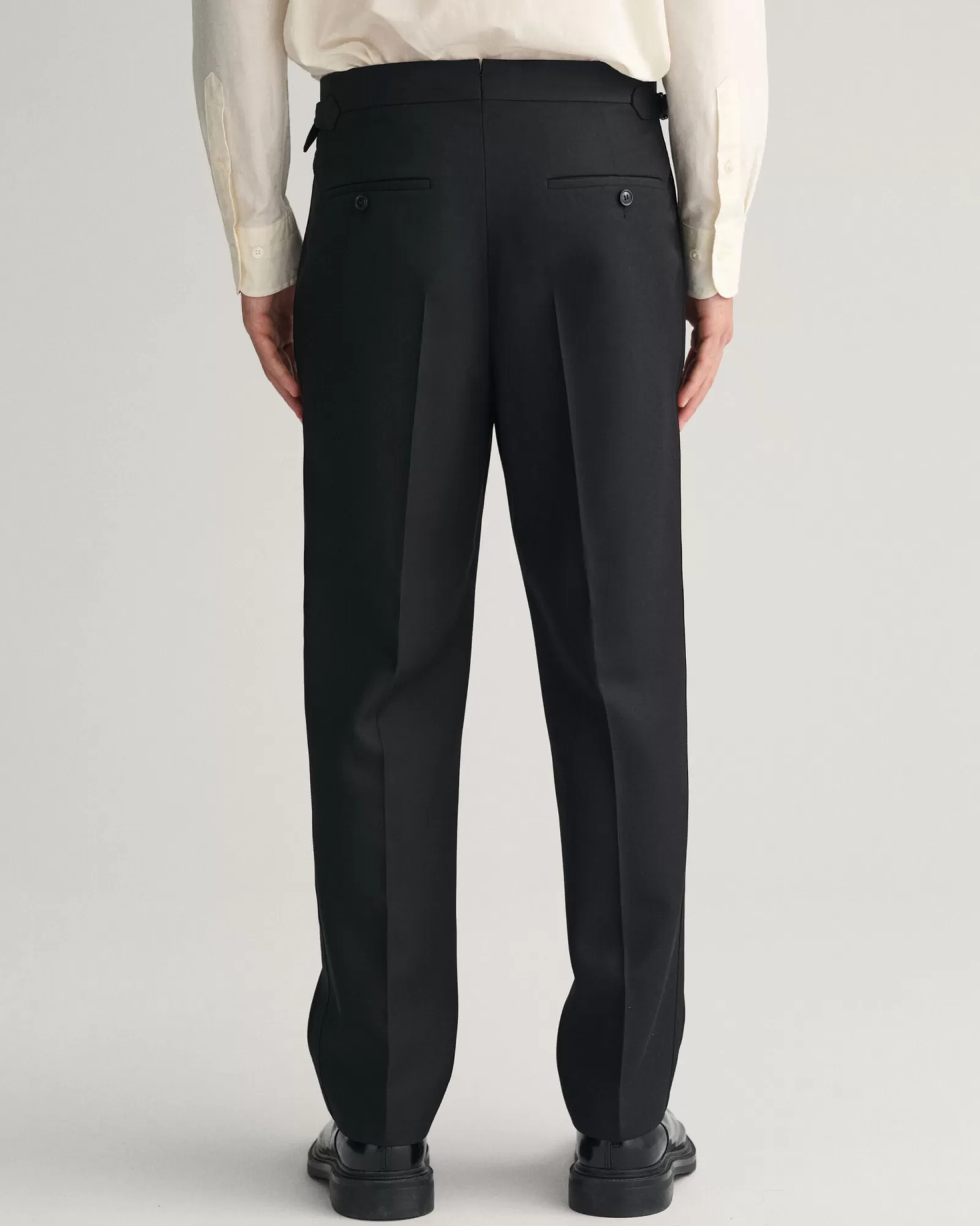 Men GANT Pants*Tuxedo Suit Pants BLACK