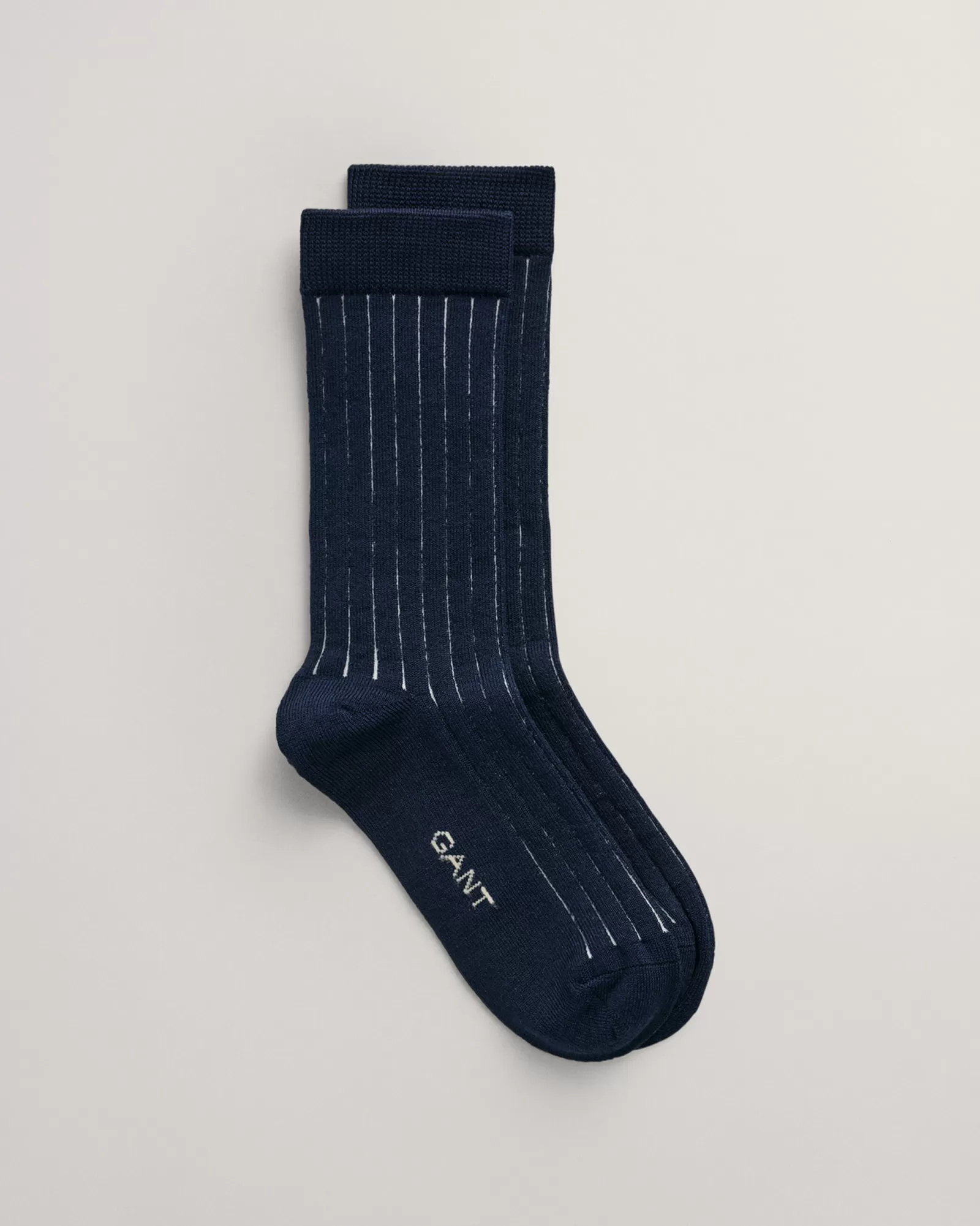 Women GANT Socks*Two Color Ribbed Socks EVENING BLUE