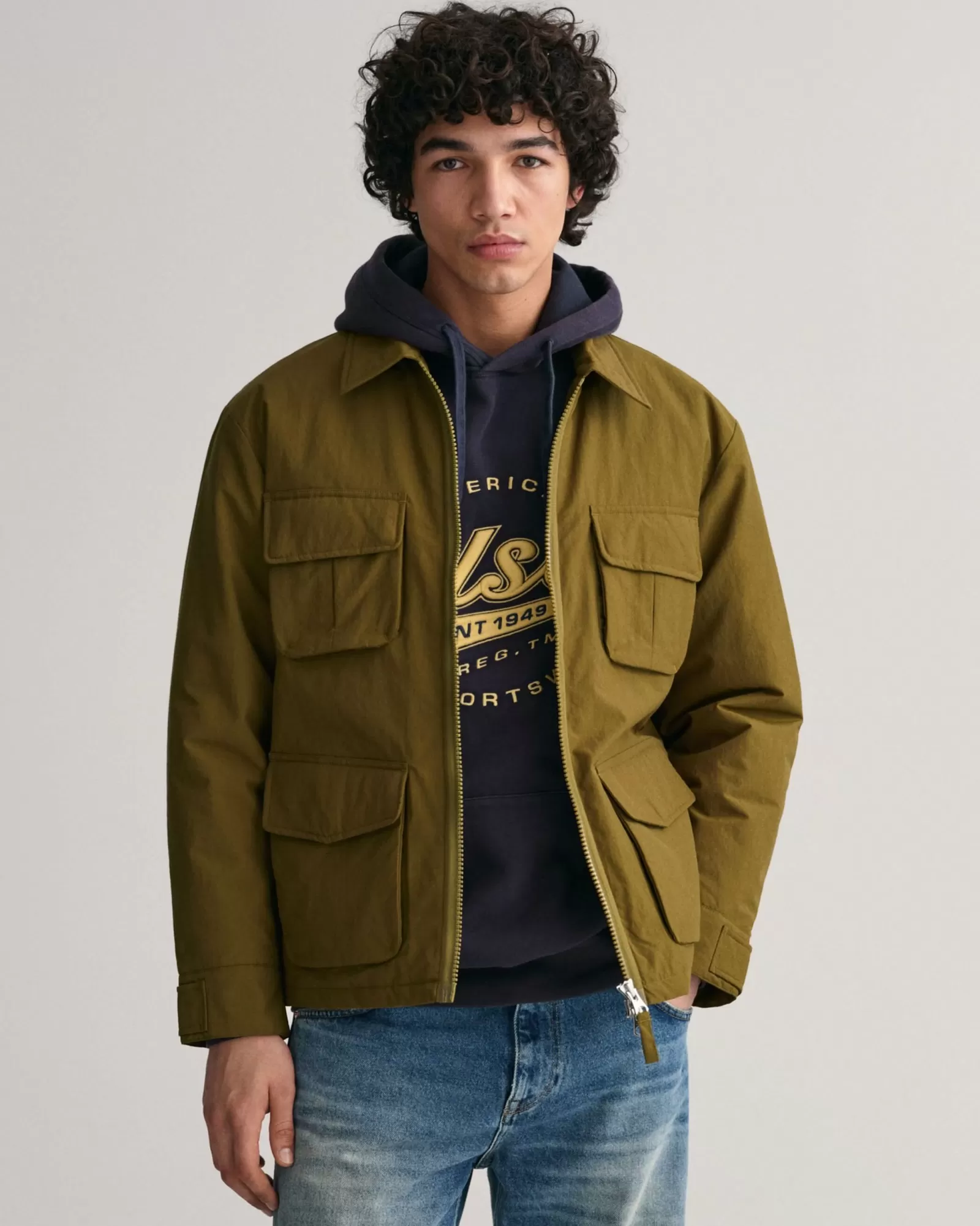 Men GANT Jackets & Coats*Utility Jacket WARM SURPLUS GREEN