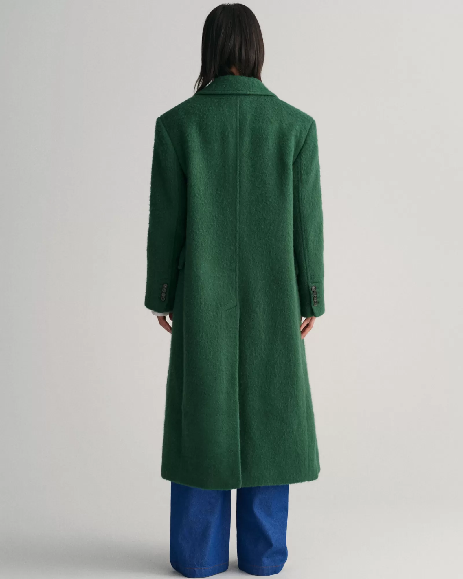 Women GANT Jackets & Coats*Wool Blend Overcoat FOREST GREEN