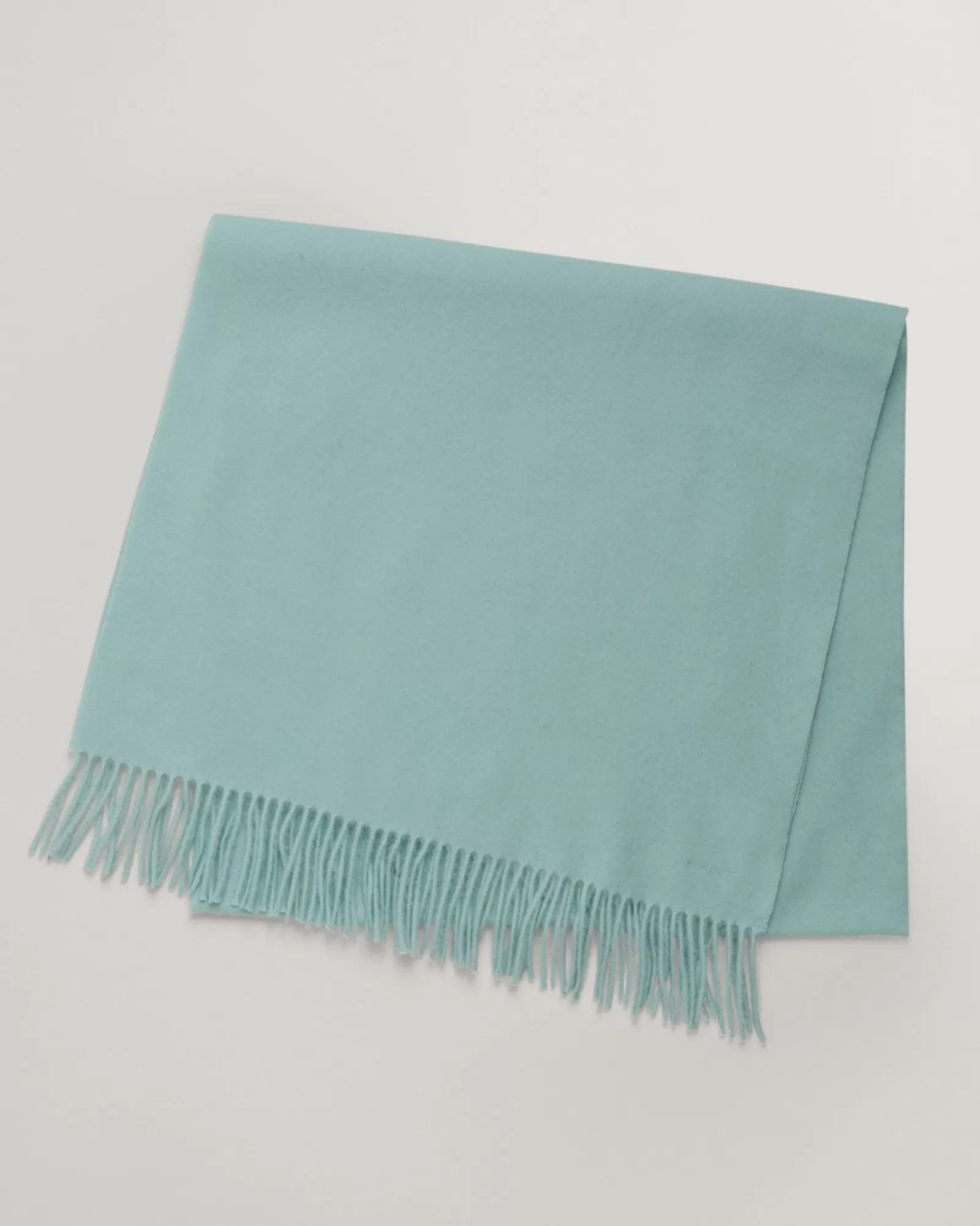 Women GANT Scarves*Woven Wool Scarf DUSTY TURQUOISE