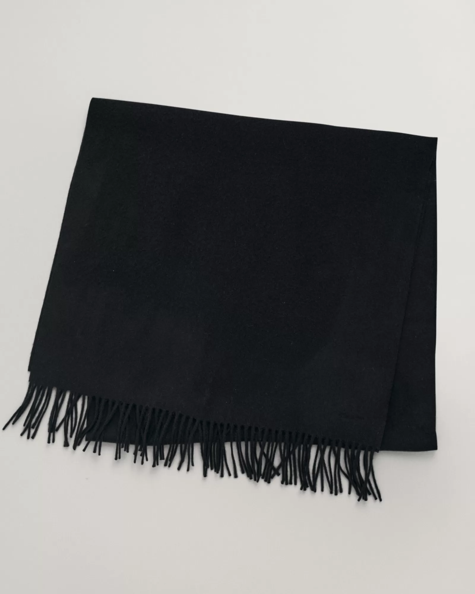 Women GANT Scarves*Woven Wool Scarf BLACK